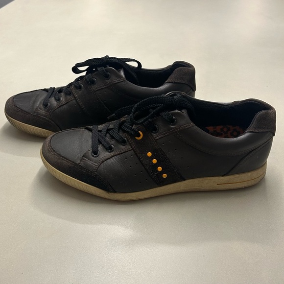 Ecco Other - Ecco Street Premier Spikeless Golf Shoes in Brown Leather Mens Size 42 EU